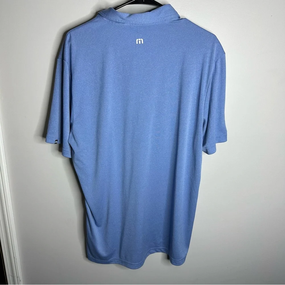 Men’s Travis Mathew Size XL Blue Short Sleeve Golf Polo‎ Shirt
